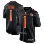 Camiseta NFL Game Cincinnati Bengals Jamarr Chase Negro