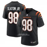 Camiseta NFL Game Cincinnati Bengals Tedarrell Slaton Jr Negro Camiseta NFL Game Cincinnati Bengals Tedarrell Slaton Jr Negro