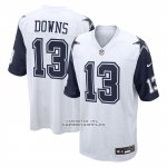 Camiseta NFL Game Dallas Cowboys Caleb Downs Alterno Blanco