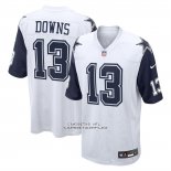 Camiseta NFL Game Dallas Cowboys Caleb Downs Alterno Blanco Camiseta NFL Game Dallas Cowboys Caleb Downs Alterno Blanco