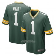 Camiseta NFL Game Green Bay Packers Devonte Wyatt 2022 NFL Draft Pick Verde