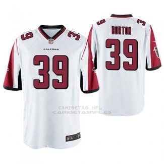 Camiseta NFL Game Hombre Atlanta Falcons Deante Burton Blanco