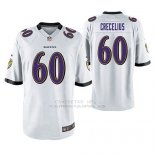 Camiseta NFL Game Hombre Baltimore Ravens Randin Crecelius Blanco