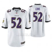 Camiseta NFL Game Hombre Baltimore Ravens Ray Lewis Blanco