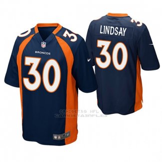 Camiseta NFL Game Hombre Denver Broncos Phillip Lindsay Azul