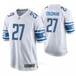 Camiseta NFL Game Hombre Detroit Lions Justin Coleman Blanco