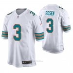 Camiseta NFL Game Hombre Miami Dolphins Josh Rosen Blanco Throwback