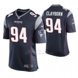 Camiseta NFL Game Hombre New England Patriots Adrian Clayborn Azul
