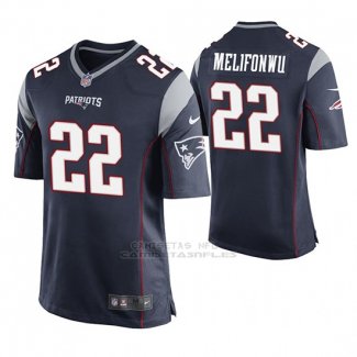 Camiseta NFL Game Hombre New England Patriots Obi Melifonwu Azul