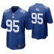 Camiseta NFL Game Hombre New York Giants B. J. Hill Azul