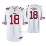 Camiseta NFL Game Hombre San Francisco 49ers Dante Pettis Blanco