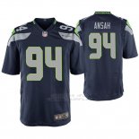 Camiseta NFL Game Hombre Seattle Seahawks Ezekiel Ansah Azul