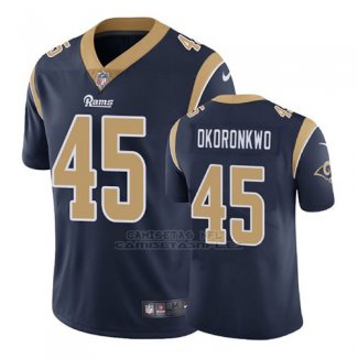Camiseta NFL Game Hombre St Louis Rams Ogbonnia Okoronkwo Azul