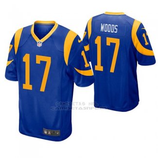 Camiseta NFL Game Hombre St Louis Rams Robert Woods Azul Amarillo