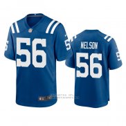 Camiseta NFL Game Indianapolis Colts 56 Quenton Nelson Azul