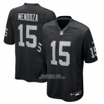Camiseta NFL Game Las Vegas Raiders Fernando Mendoza 2026 Negro