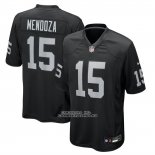 Camiseta NFL Game Las Vegas Raiders Fernando Mendoza 2026 Negro Camiseta NFL Game Las Vegas Raiders Fernando Mendoza 2026 Negro