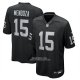 Camiseta NFL Game Las Vegas Raiders Fernando Mendoza 2026 Negro