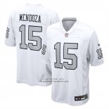 Camiseta NFL Game Las Vegas Raiders Fernando Mendoza Jugador Alterno Blanco Camiseta NFL Game Las Vegas Raiders Fernando Mendoza Jugador Alterno Blanco