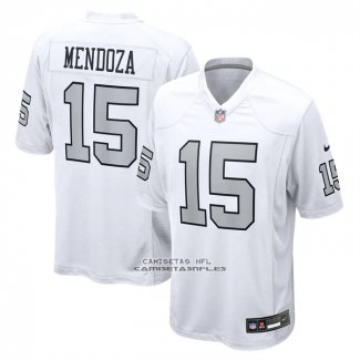 Camiseta NFL Game Las Vegas Raiders Fernando Mendoza Jugador Alterno Blanco