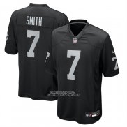 Camiseta NFL Game Las Vegas Raiders Geno Smith Negro