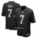 Camiseta NFL Game Las Vegas Raiders Geno Smith Negro