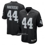 Camiseta NFL Game Las Vegas Raiders Nick Kwiatkoski Negro