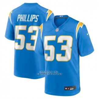 Camiseta NFL Game Los Angeles Chargers Delshawn Phillips Azul