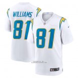Camiseta NFL Game Los Angeles Chargers Mike Williams 81 Blanco