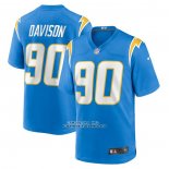 Camiseta NFL Game Los Angeles Chargers Tyeler Davison Primera Azul