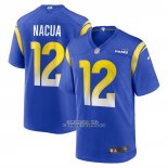 Camiseta NFL Game Los Angeles Rams Puka Nacua Royal Camiseta NFL Game Los Angeles Rams Puka Nacua Royal