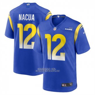 Camiseta NFL Game Los Angeles Rams Puka Nacua Royal