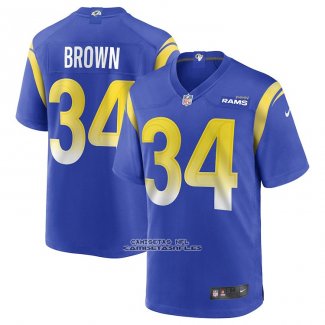 Camiseta NFL Game Los Angeles Rams Malcolm Brown Azul