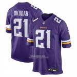 Camiseta NFL Game Minnesota Vikings Jeff Okudah Violeta