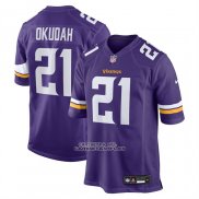 Camiseta NFL Game Minnesota Vikings Jeff Okudah Violeta