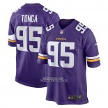 Camiseta NFL Game Minnesota Vikings Khyiris Tonga Primera Violeta