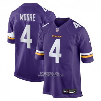 Camiseta NFL Game Minnesota Vikings Rondale Moore Violeta