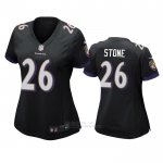 Camiseta NFL Game Mujer Baltimore Ravens Geno Stone Negro