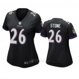 Camiseta NFL Game Mujer Baltimore Ravens Geno Stone Negro