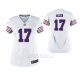 Camiseta NFL Game Mujer Bills Josh Allen Throwback Blanco