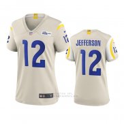 Camiseta NFL Game Mujer Los Angeles Rams Van Jefferson 2020 Marfil