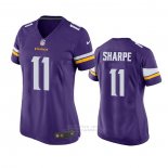 Camiseta NFL Game Mujer Minnesota Vikings Tajae Sharpe Violeta