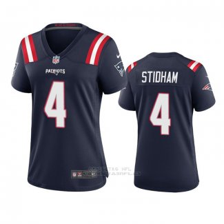 Camiseta NFL Game Mujer New England Patriots Jarrett Stidham 2020 Azul