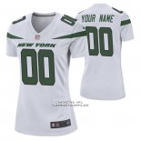 Camiseta NFL Game Mujer New York Jets Personalizada Game Blanco