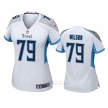 Camiseta NFL Game Mujer Tennessee Titans Isaiah Wilson Blanco