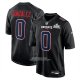 Camiseta NFL Game New England Patriots Christian Gonzalez Super Bowl LX Patch Negro