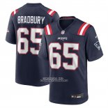 Camiseta NFL Game New England Patriots Garrett Bradbury Azul Camiseta NFL Game New England Patriots Garrett Bradbury Azul