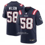 Camiseta NFL Game New England Patriots Jared Wilson Azul Camiseta NFL Game New England Patriots Jared Wilson Azul