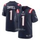 Camiseta NFL Game New England Patriots Will Campbell 2025 NFL Draft Azul
