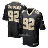 Camiseta NFL Game New Orleans Saints Tanoh Kpassagnon 92 Negro